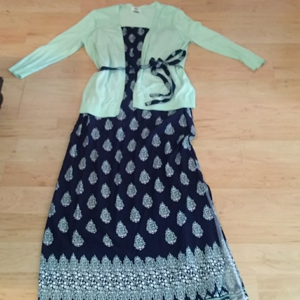 Strapless maxi dress